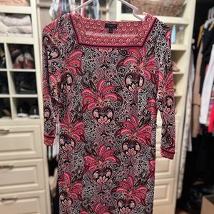 Talbots, Size Petite P, printed dress